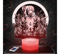 Lampephoto.fr - Lampe 3D Border Deco Chambre Garçon Fille, Lampe 3D Border Objet Gaming Gamer Jeux Video, Idée Cadeau Décoration Lampe LED Veilleuse Deco Bureau, Idée Cadeau Adolescent Original