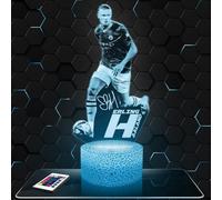 Lampephoto.fr - Lampe 3D E. Haaland Football Décoration Footballeur, Idée Cadeau Homme Femme, Objet E. Haaland Football Veilleuse LED Adulte Déco Chambre, Idee Cadeau Noel Homme Femme Original, TOP