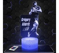 Lampephoto.fr - Lampe 3D Led G. Alldritt France Rugbyman Sportif, Idée Cadeau deco France Rugbyman Sportif Lampe deco Bureau Salon Homme Idée Cadeau Noel Fan de G. Alldritt France Rugbyman Sportif