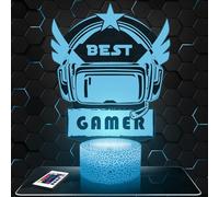 Lampephoto.fr - Lampe Best Gamer Veilleuse 3D Jeux Vidéo