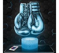 Lampephoto.fr - Lampe Gants de Boxe Veilleuse 3D Boxeur, Anglaise