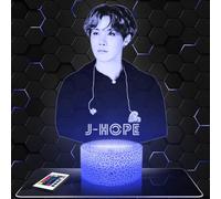 Lampephoto.fr - Lampe J-Hope Veilleuse 3D Kpop, Pop Coréenne