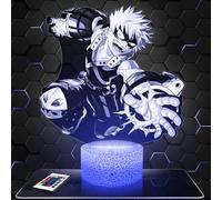 Lampephoto.fr - Lampe Katsuki Bakugo MHA Veilleuse 3D Manga Shonen