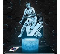 Lampephoto.fr - Lampe Vinicius Jr Veilleuse 3D Football