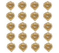 Lampes à huile en aluminium Wonder Care, lampe Diwali Diya pour Pooja, décoration indienne traditionnelle, articles de décoration Diwali Diya, cadeau de retour pour les amis et la famille Diya 20 pcs