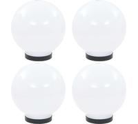 Lampes à LED sous forme de boule 4 pcs Sphérique 20 cm PMMA