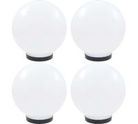Lampes à LED sous forme de boule 4 pcs Sphérique 25 cm PMMA