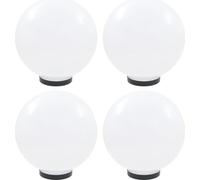 Lampes à LED sous forme de boule 4 pcs Sphérique 30 cm PMMA