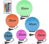 Lampes boules RGB Set de 2 lampes boules Ø 40/40cm Lampe d'extérieur Jardin Lampe LED