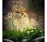 Lampes de jardin solaires avec guirlande lumineuse, étanches, pour balcon, style vintage