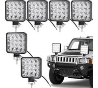 Lampes de travail LED 12 V 48 W 1 200 lumens - Étanche IP65 - Gris - Tout-terrain