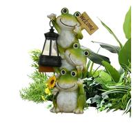 Lampes en forme de grenouille pour extérieur et jardin, statues de | Lanterne de jardin extérieure pour patio, cour, chemin, terrain, jeux d'eau et jardin