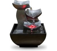 Lampes LED pour le salon, la chambre à coucher et le bureau - Lampe de relaxation avec fonction apaisante - Lampe de table avec interrupteur de sécurité - Diamètre de la base : 18 cm