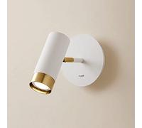 Lampes murales de lecture avec interrupteur, applique murale rotative pour projecteur de plafond intérieur à LED, lampe de veilleuse pour tête de lit d'hôtel GU10, luminaire mural de chevet de