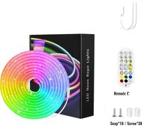 Lampes néon à corde LED, étanches, avec synchronisation musicale, WiFi 10M