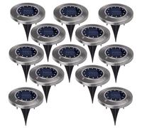Lampes solaires à LED 6 ou 12 quantites éclairage jardin chemin marque Maclean.