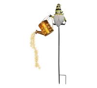 Lampes Solaires Bouilloire d'Extérieur Éclairage extérieur étanche de Noël | Lampe Gnome Bouilloire Solaire pour Jardin Arrière-Cour Pelouse Patio Porche Promenade Paysagisme Maison de Vacances