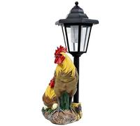 Lampes solaires de jardin en résine, amusantes et résistantes aux intempéries, pour jardin, terrasse, pelouse, terrasse, paysage, ferme, anniversaire, pendaison de crémaillère, fête