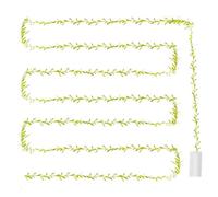 Lampes solaires d'extérieur en forme de feuille de saule étanches IP65 | Les lampes solaires pliables en forme de feuilles de saule IP65 projettent une lueur chaude et écologique pour égayer les