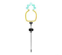 Lampes solaires d'extérieur en métal à suspendre en forme de cocotier - Étanche - 74 cm (ananas)