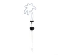 Lampes solaires en forme de cocotier pour jardin - Ornement LED résistant aux intempéries pour décoration de cour Éclairage de nuit 74 cm (cocotier)