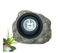 Lampes solaires en pierre de jardin - Lumière chaude | Éclairage solaire décoratif extérieur de jardin, éclairage paysager pour allée extérieure, allée, cour, pelouse, jardin