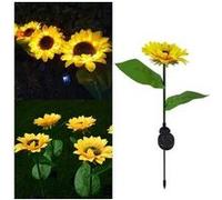 Lampes solaires extérieures led sumflower solar garden yard lawn landscape lamp 2 pc G