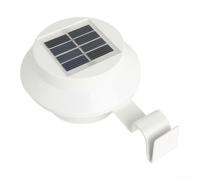 Lampes Solaires Gouttière LED Étanche Installation pour facile(White-warm white)