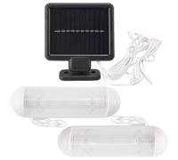 Lampes solaires LED d'intérieur avec interrupteur, lampes solaires d'intérieur 2 en 1 avec cordon de tirage, lumière solaire pour abri de jardin, garage, abri de jardin, couloir