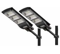 Lampes solaires, lot de 2, 1200 W