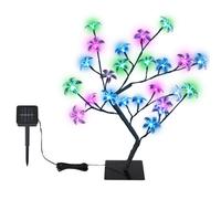 Lampes solaires pour la décoration de jardin extérieur Lampe solaire à fiche extérieure en forme d'arbre, arbre fleuri, LED, H 60 cm