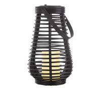 Lampes solaires pour l'extérieur Lampe de table solaire à LED lampe suspendue jardin lanterne LED effet flamme, avec effet de lumière dansante, 1x batterie LED, DxH 18x26 cm