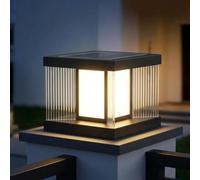 Lampes Solaires Sur Poteau Pour Portail Extérieur, Bornes Lumineuses LED Avec Télécommande, Éclairage Jardin Moderne LED Lanternes De Terrasse Et De Clôture Étanches Lampes Boîte Aux Lettres Et Quai.