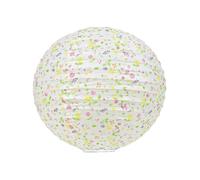 Lampion Boule Papier 30 CM Blanche Collection Liberty - Lanterne Japonaise Papier - Lanterne Chinoise en Papier pour Mariage Baby
