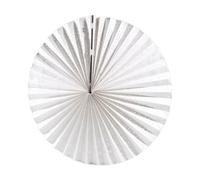 Lampion - LUNARTEC - Plat - Blanc - Intérieur - 56 cm de diamètre