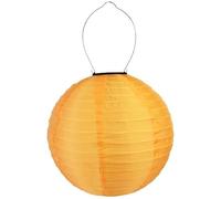 Lampion Solaire rond orange 35 cm