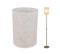 Lampshades For Floor Lamps - Modern Soft Lighting | Tall Lamp Shade Replacement Cover | Linen Material 13x13x18cm 121g Anti Glare For Home Office Apartment Living Room Bedroom Study Work Farmhouse