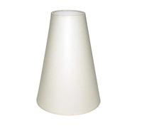 LampyAbazury.com Abat-jour de 250 x 120 x 400 mm - Diamètre inférieur x diamètre supérieur x hauteur - Cône - Coton blanc - Pour douille E27 (grand) - Abat-jour de 25 x 12 x 40 cm.