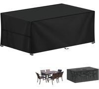 LAMUNI Housse pour meubles de jardin 200x80x70cm imperméable à l'eau et résistante à l'hiver 420D Oxford
