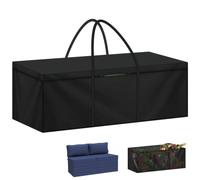 LAMUNI Sac de Rangement XXL 200x60x80cm Housses de Coussin d'extérieur, Grand 420D Oxford Housse de Rangement Coussin de Jardin, Sac de Rangement pour Coussins de Meubles de Jardin