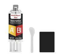 LAMXIN AB Metallkleber 80g, Hochfester FlüSsigmetall Wasserdicht und hitzebeständig, Metallkleber Extra Stark für Stahl, Metall, Gusseisen