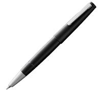 Lamy 2000 black - Stylo Plume élégant dans un corps robuste en fibre de verre - plume en or 14 ct., partiellement plaquée platine - largeur de trait F