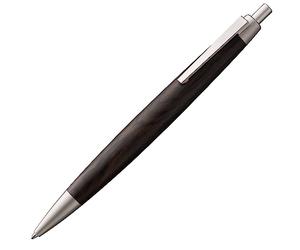 Lamy 2000 blackwood - stylo élégant avec corps en bois de grenadille et finition palladium - parfaitement équilibré - avec recharge géante M 16 en largeur de trait M en noir