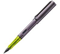 Lamy AL-star aubergine - Stylo Plume avec grip ergonomique et plume acier en taille M - corps en aluminium léger - avec cartouche T 10 bleue - Droitier
