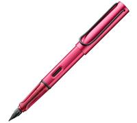 LAMY AL-star D09 Stylo-plume léger en aluminium avec poignée ergonomique et plume en acier poli, largeur de trait moyenne, avec cartouche d'encre T 10 bleue