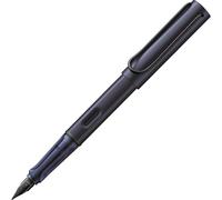 Lamy AL-star dark dusk - Stylo Plume avec grip ergonomique et plume acier en taille EF - corps en aluminium léger - avec cartouche T 10 bleue - Droitier