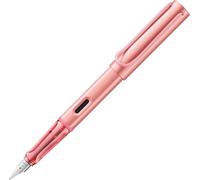 Lamy AL-star flamingo - Stylo Plume avec grip ergonomique et plume acier en taille M - corps en aluminium léger - avec cartouche T 10 bleue - Droitier