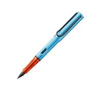Lamy AL-star denim - Stylo Plume avec grip ergonomique et plume acier en taille M - corps en aluminium léger - avec cartouche T 10 bleue - Droitier