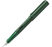 Lamy AL-star pine - Stylo Plume avec grip ergonomique et plume acier en taille M - corps en aluminium léger - avec cartouche T 10 bleue - Droitier