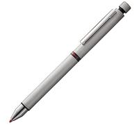 Lamy cp1 brushed tri pen - crayon mécanique et stylo à bille minimalistes en acier inox. en un seul stylo - recharge pour stylo à bille M 21 en noir et rouge et pour crayon à mine fine M 41 (0,5 mm)